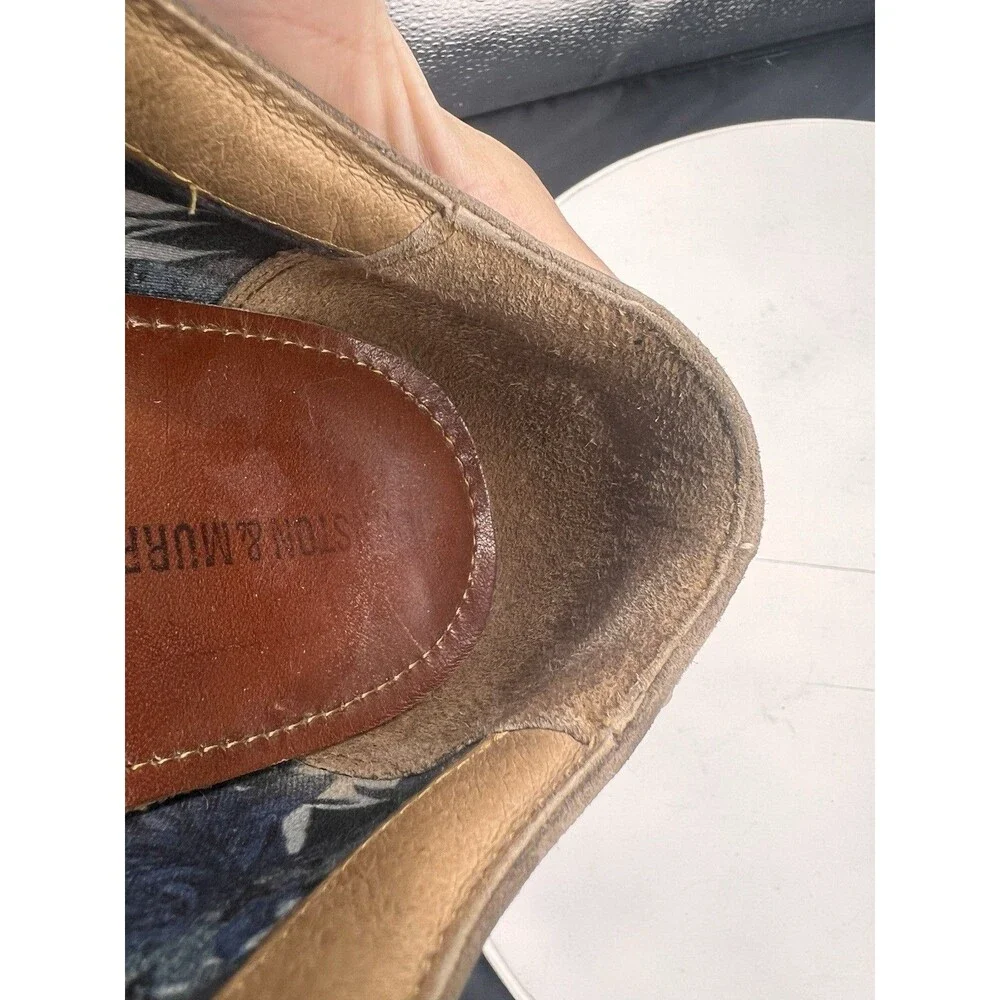 Johnston & Murphy Men’s Tan Suede Lace-Up Derby Sheepskin 8M 20-9558
